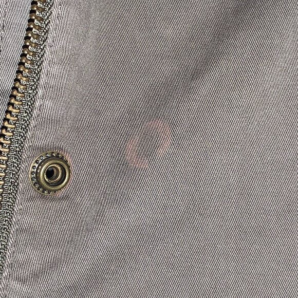 Hinge Utility Jacket Olive Green, Small, Zipper & Buttons - Picture 8 of 8